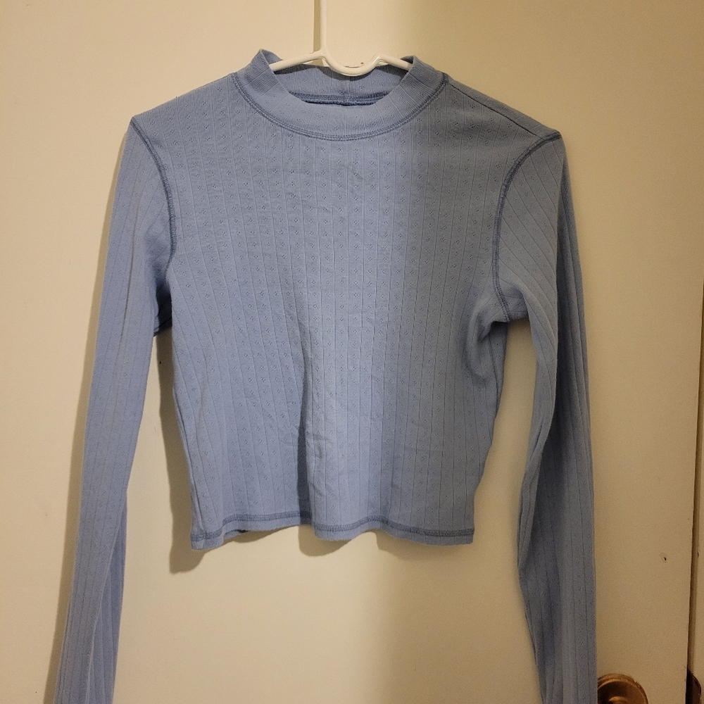 Long sleeve crop top